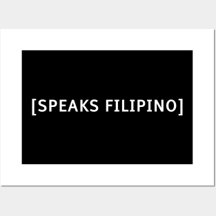 Speaks Filipino Funny Meme Costume Closed Captions and Subs Posters and Art